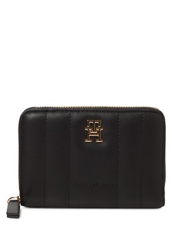 Tommy Hilfiger Portfel damski Kobiety Sztuczna skóra czarny jednolity ze sklepu vangraaf w kategorii Portfele damskie - zdjęcie 184691716