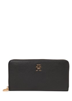 Tommy Hilfiger Portfel damski Kobiety Sztuczna skóra czarny jednolity ze sklepu vangraaf w kategorii Portfele damskie - zdjęcie 184691718