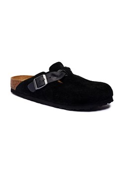 Birkenstock Skórzane mule Boston Braided | narrow fit - id: BR255W000047003 - marki BIRKENSTOCK - 184692299 Birkenstock Skórzane mule Boston Braided | narrow fit ze sklepu Gomez Fashion Store w kategorii Klapki damskie - zdjęcie 184692299