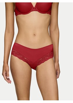 Triumph Bokserki Lovely Micro 10182555 Czerwony ze sklepu MODIVO w kategorii Majtki damskie - zdjęcie 184694478