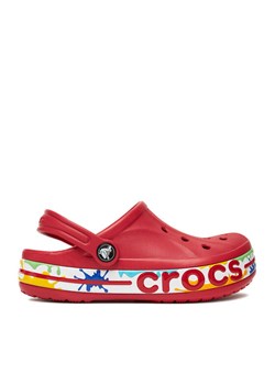 Klapki Crocs C-BAYABAND CLOG K 211682-6EN Czerwony ze sklepu eobuwie.pl w kategorii Klapki dziecięce - zdjęcie 184695026