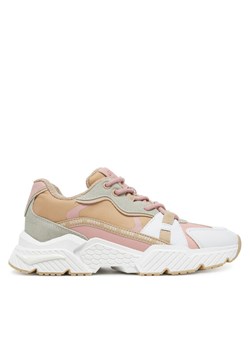 Guess Sneakersy FLJCAR ELE12 Beżowy ze sklepu MODIVO w kategorii Buty sportowe damskie - zdjęcie 184695577