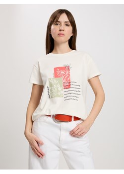 Cross Jeans Koszulka w kolorze kremowym ze sklepu Limango Polska w kategorii Bluzki damskie - zdjęcie 184695666