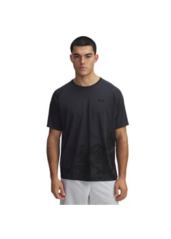 Męska koszulka treningowa Under Armour UA M Tech Fade SS - czarna ze sklepu Sportstylestory.com w kategorii T-shirty męskie - zdjęcie 184697577