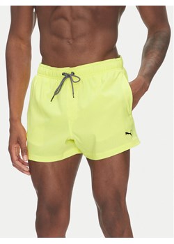 Puma Szorty kąpielowe 907658 Żółty Regular Fit ze sklepu MODIVO w kategorii Kąpielówki - zdjęcie 184698959