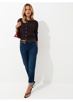 Mohito - Jeansy boyfriend - granatowy ze sklepu Mohito w kategorii Jeansy damskie - zdjęcie 184699435