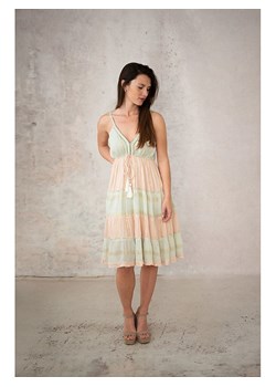 Lula Natura Sukienka w kolorze zielono-pomarańczowym ze sklepu Limango Polska w kategorii Sukienki - zdjęcie 184701366