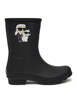 KARL LAGERFELD Kalosze KL47073T Czarny ze sklepu MODIVO w kategorii Kalosze damskie - zdjęcie 184701609