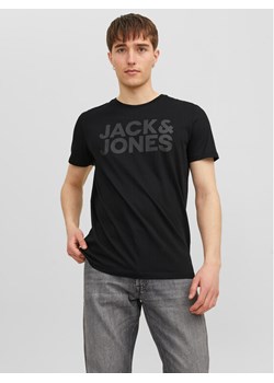 Jack&Jones T-Shirt Corp 12151955 Czarny Standard Fit ze sklepu MODIVO w kategorii T-shirty męskie - zdjęcie 184701625