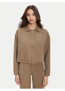 Guess Bluza V5YL08 KCX42 Brązowy Regular Fit ze sklepu MODIVO w kategorii Bluzy damskie - zdjęcie 184701728