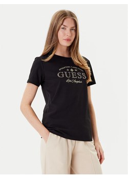 Guess T-Shirt V5YI13 J1314 Czarny Regular Fit ze sklepu MODIVO w kategorii Bluzki damskie - zdjęcie 184701775