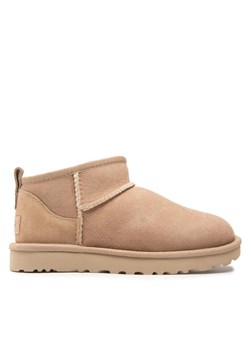 Ugg Śniegowce W Classic Ultra Mini 1116109 Beżowy ze sklepu MODIVO w kategorii Śniegowce damskie - zdjęcie 184701788