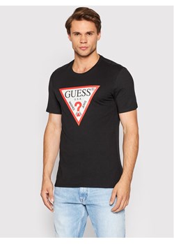 Guess T-Shirt M2YI71 I3Z11 Czarny Slim Fit ze sklepu MODIVO w kategorii T-shirty męskie - zdjęcie 184701836