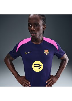 Męska koszulka piłkarska z krótkim rękawem Nike Dri-FIT FC Barcelona Strike - Fiolet ze sklepu Nike poland w kategorii T-shirty męskie - zdjęcie 184704219