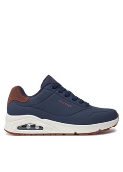 Sneakersy Skechers Uno - Suited On Air 183004 Granatowy ze sklepu eobuwie.pl w kategorii Buty sportowe męskie - zdjęcie 184705327