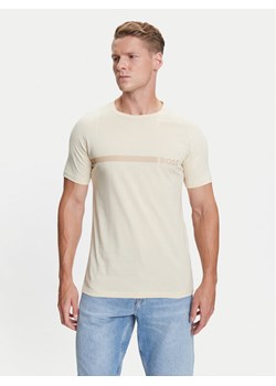 BOSS T-Shirt 50517970 Beżowy Slim Fit ze sklepu MODIVO w kategorii T-shirty męskie - zdjęcie 184706746
