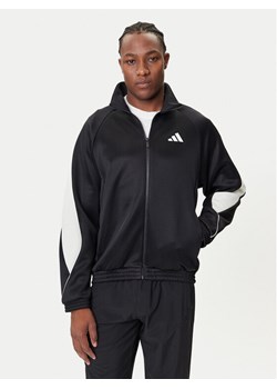 adidas Bluza Stadium JN1821 Czarny Loose Fit ze sklepu MODIVO w kategorii Bluzy męskie - zdjęcie 184706769