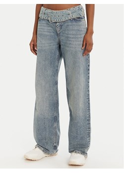 HUGO Jeansy Glory_B 50541520 Niebieski Relaxed Fit ze sklepu MODIVO w kategorii Jeansy damskie - zdjęcie 184706806
