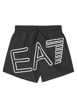 EA7 Emporio Armani Szorty kąpielowe 7B000109 AF17231 UC001 Czarny Regular Fit ze sklepu MODIVO w kategorii Kąpielówki chłopięce - zdjęcie 184706916
