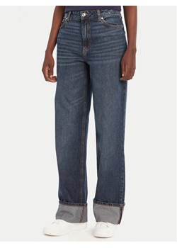 HUGO Jeansy Gealena_2 50542144 Granatowy Wide Leg ze sklepu MODIVO w kategorii Jeansy damskie - zdjęcie 184706918