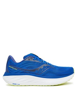 Buty do biegania Saucony Ride 18 S21000 Zielony ze sklepu eobuwie.pl w kategorii Buty sportowe męskie - zdjęcie 184709636