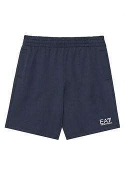 EA7 Emporio Armani Szorty sportowe 7B000026 AF10380 UB102 Granatowy Regular Fit ze sklepu MODIVO w kategorii Spodenki chłopięce - zdjęcie 184709746