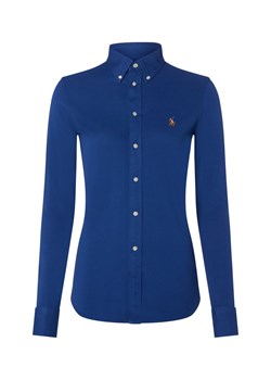 Polo Ralph Lauren Bluzka damska stretch Kobiety Bawełna indygo jednolity ze sklepu vangraaf w kategorii Koszule damskie - zdjęcie 184710049