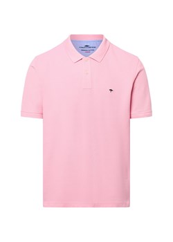 Fynch-Hatton Męska koszulka polo Mężczyźni Bawełna różowy jednolity ze sklepu vangraaf w kategorii T-shirty męskie - zdjęcie 184710057