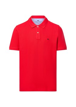 Fynch-Hatton Męska koszulka polo Mężczyźni Bawełna czerwony jednolity ze sklepu vangraaf w kategorii T-shirty męskie - zdjęcie 184710058