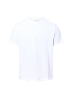 Calvin Klein Jeans Koszulka męska Mężczyźni Bawełna biały jednolity ze sklepu vangraaf w kategorii T-shirty męskie - zdjęcie 184710069