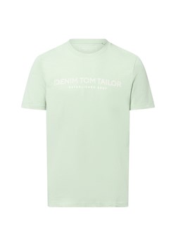 Tom Tailor Denim Koszulka męska Mężczyźni Bawełna miętowy nadruk ze sklepu vangraaf w kategorii T-shirty męskie - zdjęcie 184710086