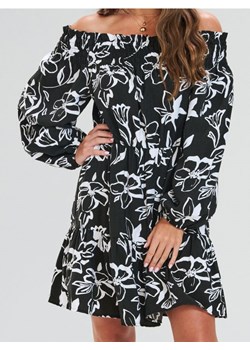 Sinsay - Sukienka w kwiaty - wielobarwny - id: 663FI-MLC - marki Sinsay - 184711986 Sinsay - Sukienka w kwiaty - wielobarwny ze sklepu Sinsay w kategorii Sukienki - zdjęcie 184711986