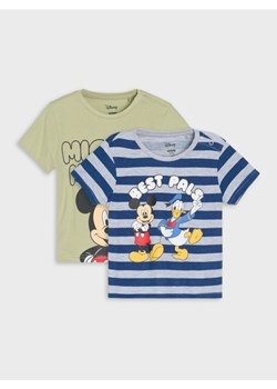 Sinsay - Koszulki 2 pack Mickey Mouse - zielony ze sklepu Sinsay w kategorii T-shirty chłopięce - zdjęcie 184711998