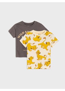 Sinsay - Koszulki 2 pack The Lion King - szary ze sklepu Sinsay w kategorii T-shirty chłopięce - zdjęcie 184711999