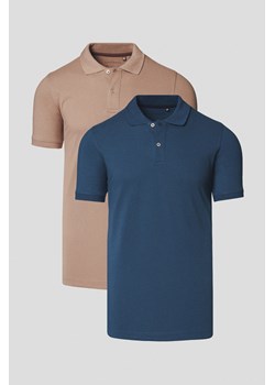 Zestaw 2 Koszulek Polo Bawełnianych Cassian ze sklepu Lancerto S.A. w kategorii T-shirty męskie - zdjęcie 184712287