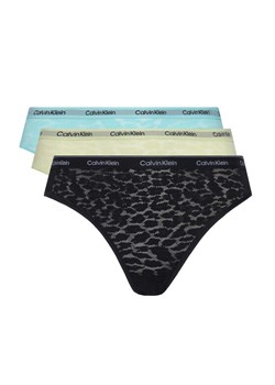 Calvin Klein Underwear Komplet 3 par fig brazylijskich 000QD5225E Kolorowy ze sklepu MODIVO w kategorii Majtki damskie - zdjęcie 184714425