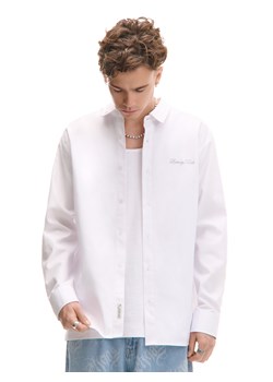 Cropp - Biała koszula z haftem - biały ze sklepu Cropp w kategorii Koszule męskie - zdjęcie 184715146