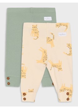 Sinsay - Spodnie 2 pack - kremowy ze sklepu Sinsay w kategorii Odzież dla niemowląt - zdjęcie 184720235