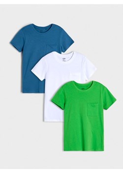 Sinsay - Koszulki 3 pack - zielony ze sklepu Sinsay w kategorii T-shirty chłopięce - zdjęcie 184720236