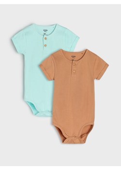 Sinsay - Body 2 pack - pomarańczowy ze sklepu Sinsay w kategorii Body niemowlęce - zdjęcie 184720238