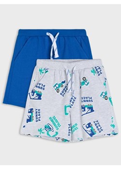 Sinsay - Szorty 2 pack - niebieski ze sklepu Sinsay w kategorii Spodenki chłopięce - zdjęcie 184720296