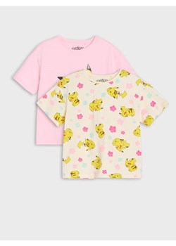 Sinsay - Koszulki 2 pack Pokémon - różowy ze sklepu Sinsay w kategorii Bluzki dziewczęce - zdjęcie 184720306