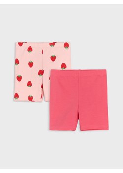Sinsay - Krótkie legginsy 2 pack - różowy ze sklepu Sinsay w kategorii Spodenki niemowlęce - zdjęcie 184720366