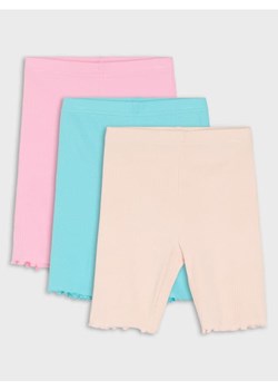 Sinsay - Krótkie legginsy 3 pack - wielobarwny - id: 352DU-MLC - marki Sinsay - 184720409 Sinsay - Krótkie legginsy 3 pack - wielobarwny ze sklepu Sinsay w kategorii Spodenki dziewczęce - zdjęcie 184720409