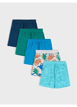 Sinsay - Szorty dresowe 5 pack - granatowy ze sklepu Sinsay w kategorii Spodenki chłopięce - zdjęcie 184720509