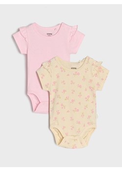 Sinsay - Body 2 pack - kremowy ze sklepu Sinsay w kategorii Odzież dla niemowląt - zdjęcie 184720557