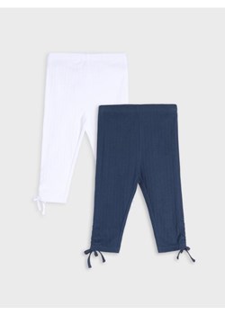 Sinsay - Legginsy z prążkowanej dzianiny 2 pack - wielobarwny ze sklepu Sinsay w kategorii Spodnie chłopięce - zdjęcie 184720567