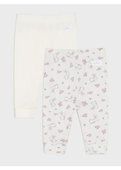 Sinsay - Spodnie 2 pack - kremowy ze sklepu Sinsay w kategorii Spodnie i półśpiochy - zdjęcie 184720578