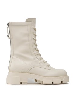 Botki Guess Madaya FL7MDY ELE10 Écru ze sklepu eobuwie.pl w kategorii Workery damskie - zdjęcie 184720768