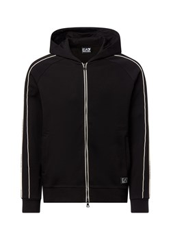 EA7 Emporio Armani Bluza męska Mężczyźni czarny jednolity ze sklepu vangraaf w kategorii Bluzy męskie - zdjęcie 184721335